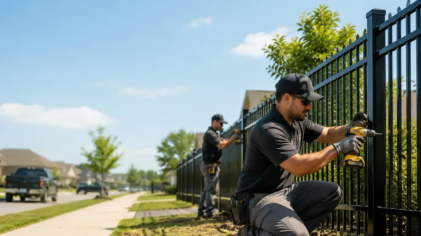 Metal Fence Installation in Hyde Park, MA